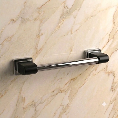 Barre d’appui droite Rugao gris anthracite 300 mm AKW pour salle de bains accessible PMR.